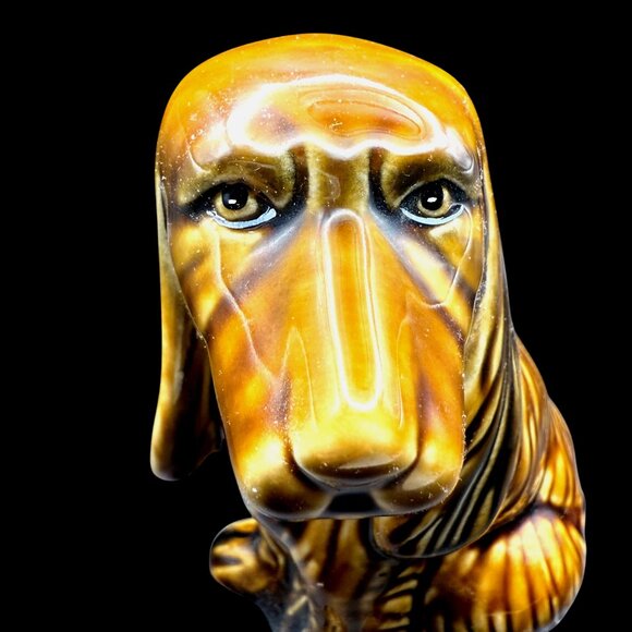 Unbranded  Brown Spaniel Ceramic Dog Collectible 6 Inch Soulful Eyed Figurine - Picture 6 of 9